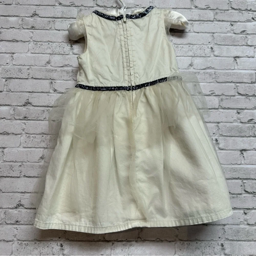Carter's White/Ivory Tulle Size 18 M Dress Sparkle Detail Lined Holiday